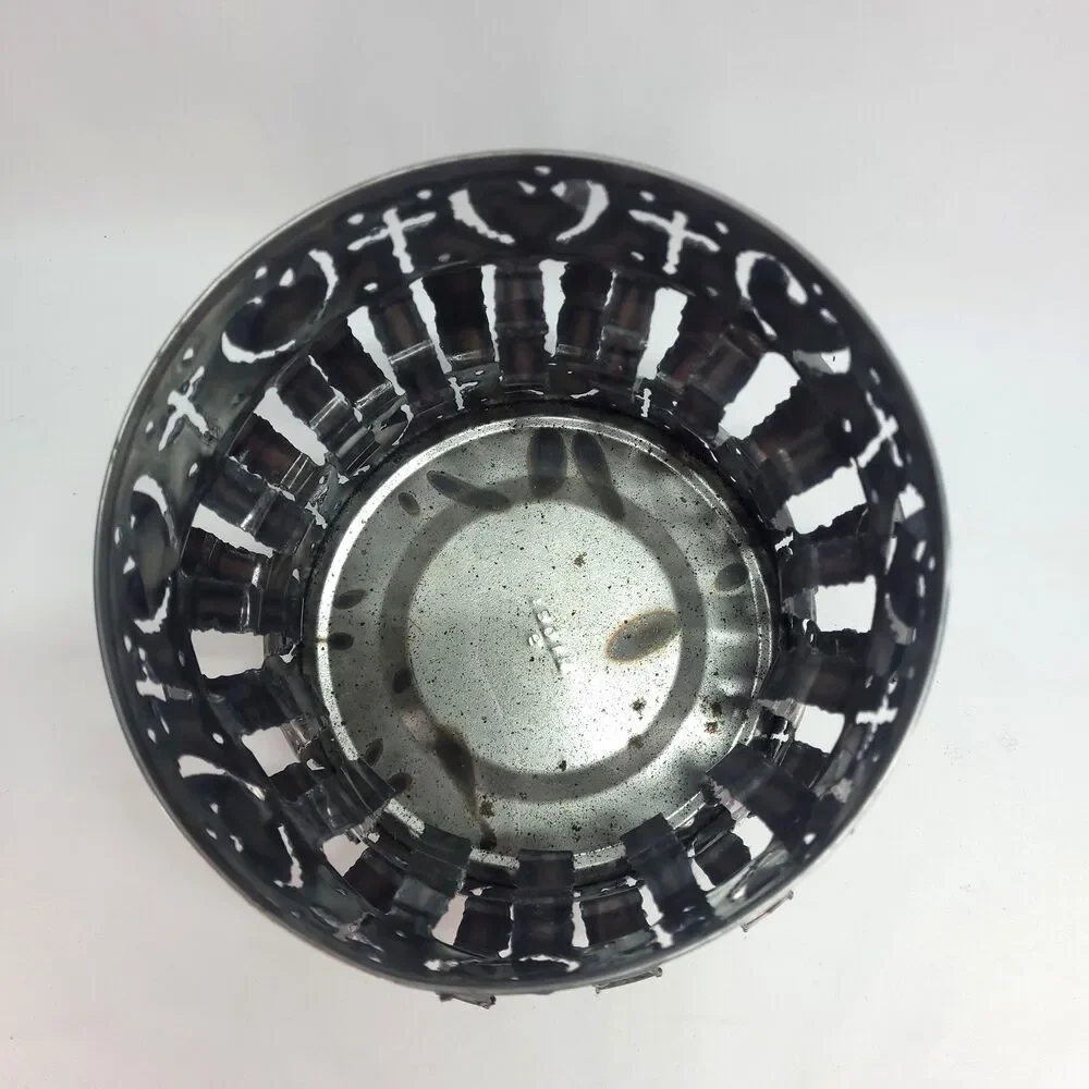 VTG Tin Can Luminary Candle Holder‎ 6